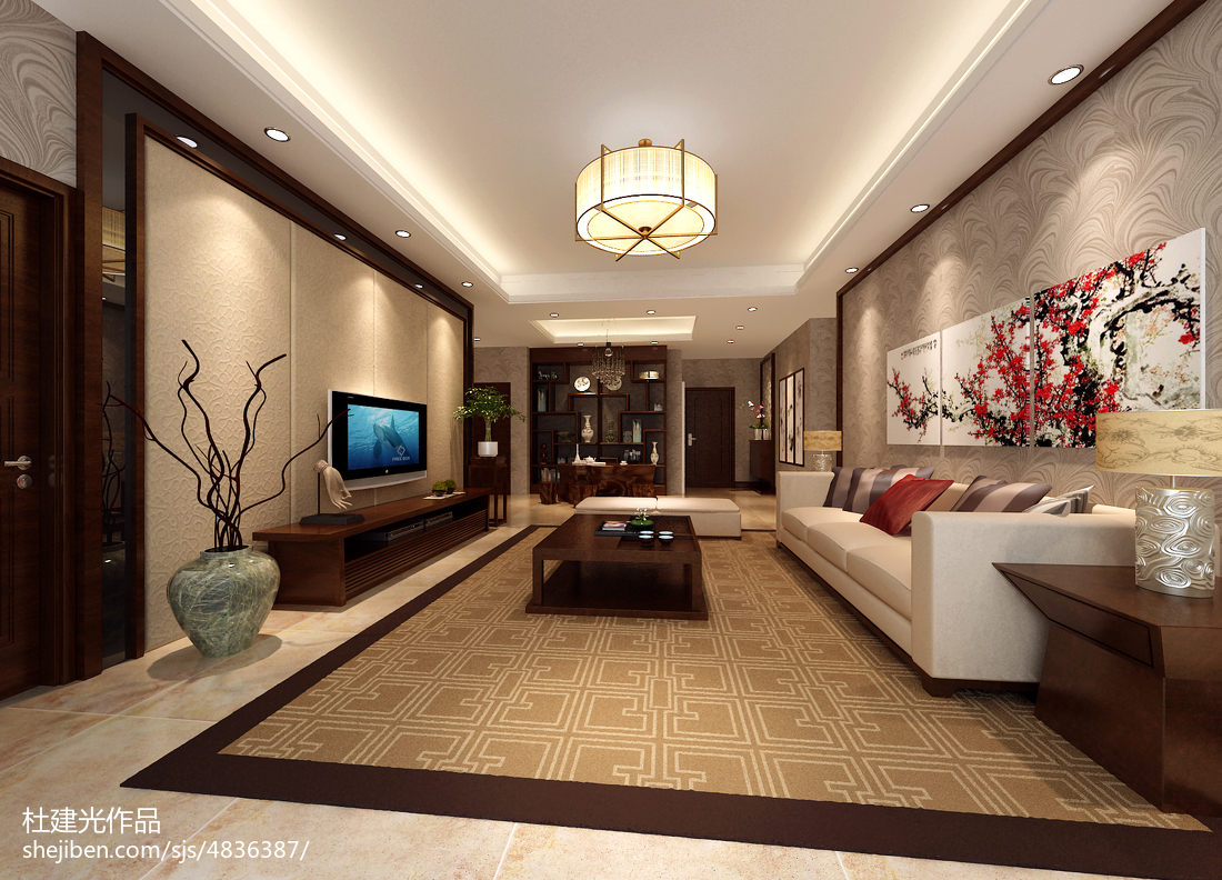 新古典夾板天花設計 &ndash; 設計本裝修效果圖