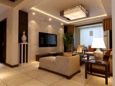 天朗美域135平米現代簡約風格裝修效果圖